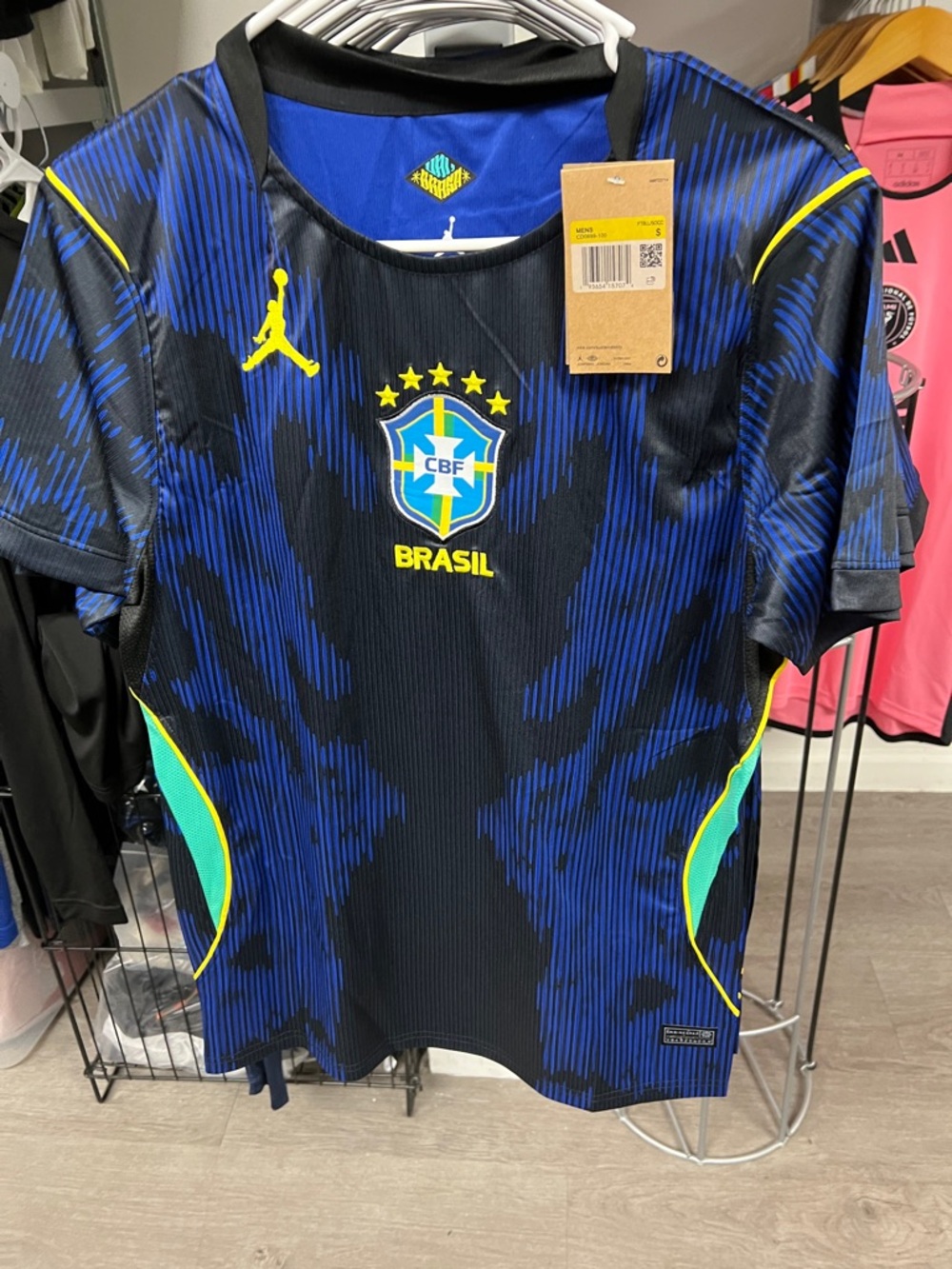 Brasil Away adult Jersey 2026  - Blue, Black & Yellow